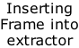 Inserting Frame into extractor